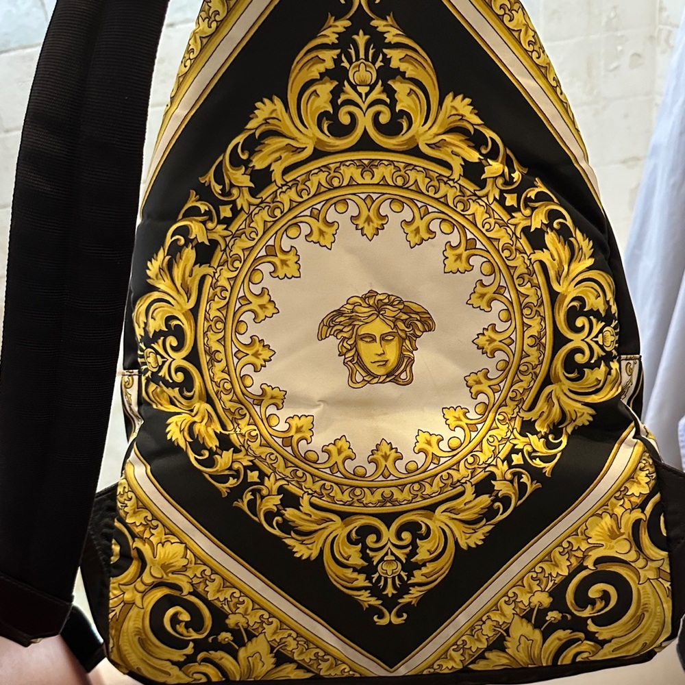 Versace Baroque Monogram Backpack 100% Authentic - image 6